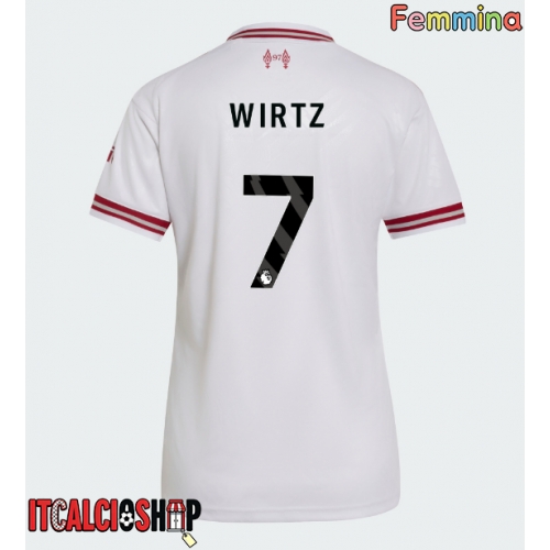 Liverpool Florian Wirtz #7 Seconda Maglia Femmina 2026-27 Manica Corta